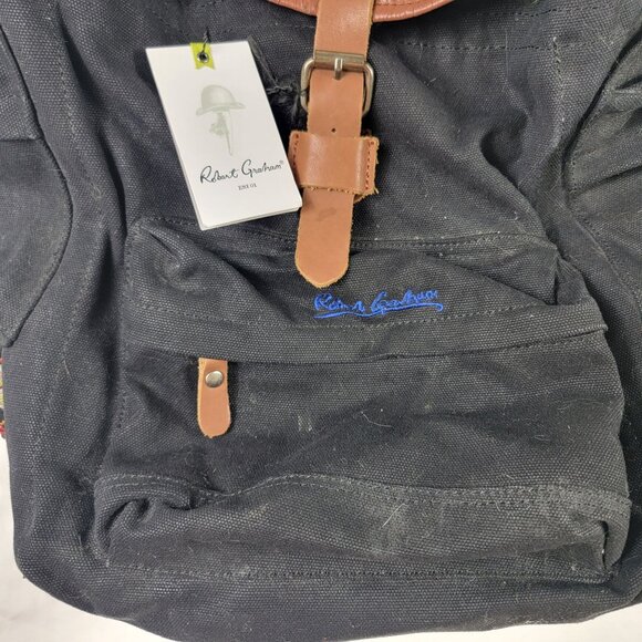Robert Graham Black Backpack Casual School College Outdoors Going Out - Picture 3 of 7